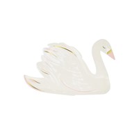 Platos de Cisne por 8 Und Temática Meri Meri